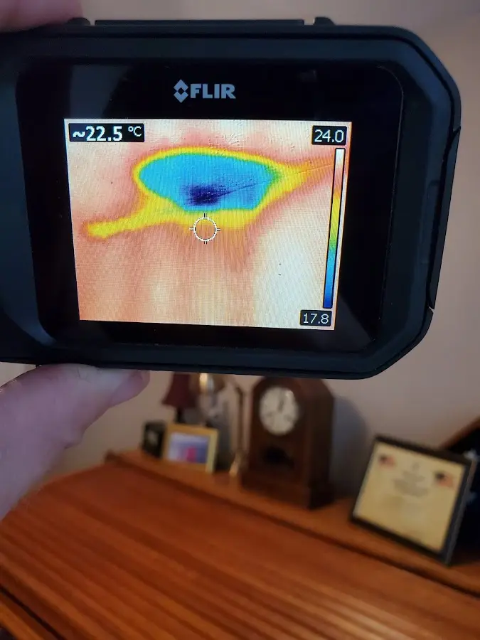 Thermal imaging inspection for water damage in Mitchellville