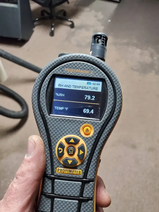 Moisture meter humidity assessment for Mold Remediation & Removal in Mitchellville